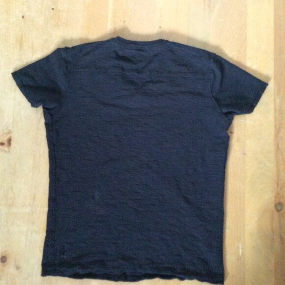 Diesel Men’s Black Textured V‑Neck T‑Shirt – Size S - Picture 4 of 5